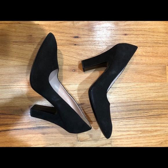 Brand new black suede miu miu heels - Picture 5 of 11